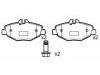 Bremsbelagsatz, Scheibenbremse Brake Pad Set:003 420 65 20