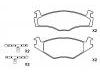 Plaquettes de frein Brake Pad Set:171 698 151 F