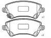 Bremsbelagsatz, Scheibenbremse Brake Pad Set:04465-02061