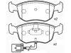 Bremsbelagsatz, Scheibenbremse Brake Pad Set:93BB-2K021-DC