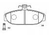 Plaquettes de frein Brake Pad Set:270 195