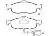 Plaquettes de frein Brake Pad Set:1 022 079