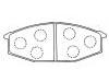 тормозная кладка Brake Pad Set:41060-91255