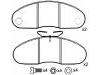 Brake Pad Set:631 420 02 20