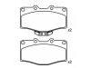 тормозная кладка Brake Pad Set:04465-35030