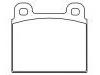 Brake Pad Set:0060 713 601 00