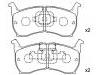 Pastillas de freno Brake Pad Set:FAY8-26-48Z