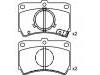 Bremsbelagsatz, Scheibenbremse Brake Pad Set:BG35-49-28ZA