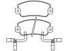 Bremsbelagsatz, Scheibenbremse Brake Pad Set:0060 750 464