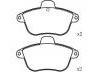 Plaquettes de frein Brake Pad Set:60 00 009 363