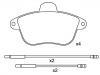 Bremsbelagsatz, Scheibenbremse Brake Pad Set:4250.89