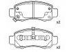 Bremsbelagsatz, Scheibenbremse Brake Pad Set:06450-S34-000