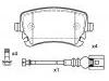 тормозная кладка Brake Pad Set:7H0 698 451