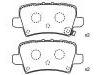 刹车片 Brake Pad Set:43022-SMG-E01