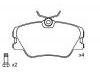 Plaquettes de frein Brake Pad Set:000 420 99 20