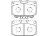 Brake Pad Set:FDZ3-33-28Z