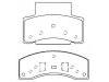 тормозная кладка Brake Pad Set:4746352