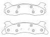 тормозная кладка Brake Pad Set:D343-7124A