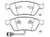 Pastillas de freno Brake Pad Set:4D0 698 151 AB