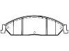 Bremsbelagsatz, Scheibenbremse Brake Pad Set:BR2Z-2001-AA