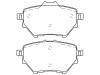 тормозная кладка Brake Pad Set:1612911480